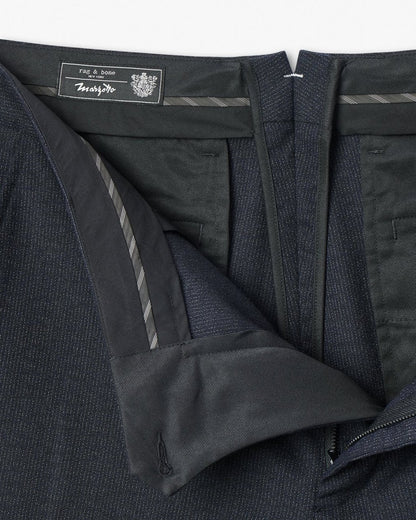 Evan Italian Wool Trousers - Navy