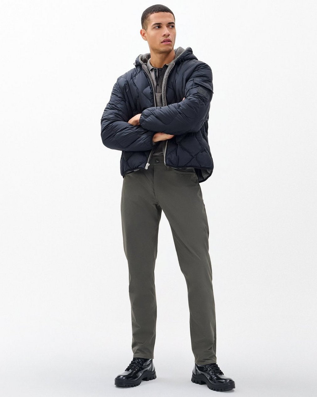Fit 3 Nylon-Blend Pants - Dark Shadow
