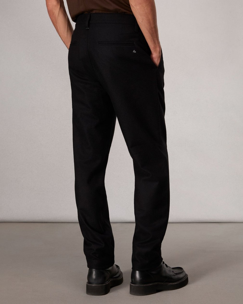 Standard Flannel Chino Pant - Black