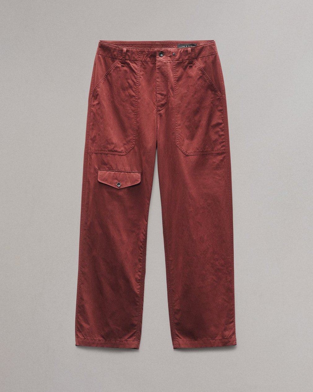 Samson Cotton-Blend Cargo Pant - Maroon