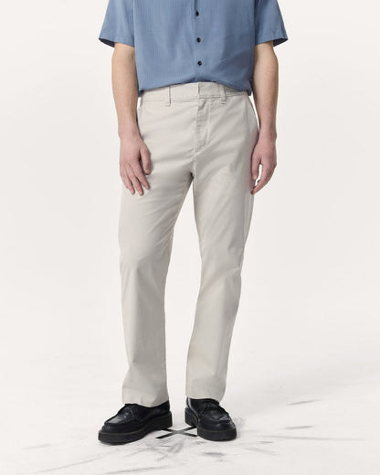 Haydon Straight Fit Striped Pants - Grey Stripe