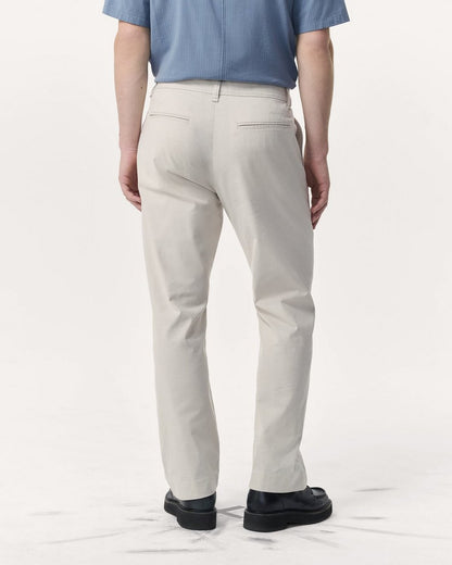 Haydon Straight Fit Striped Pants - Grey Stripe