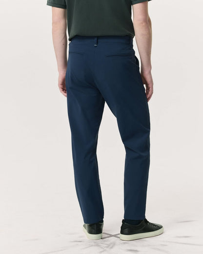 Tapered Nylon-Blend Trousers - Navy