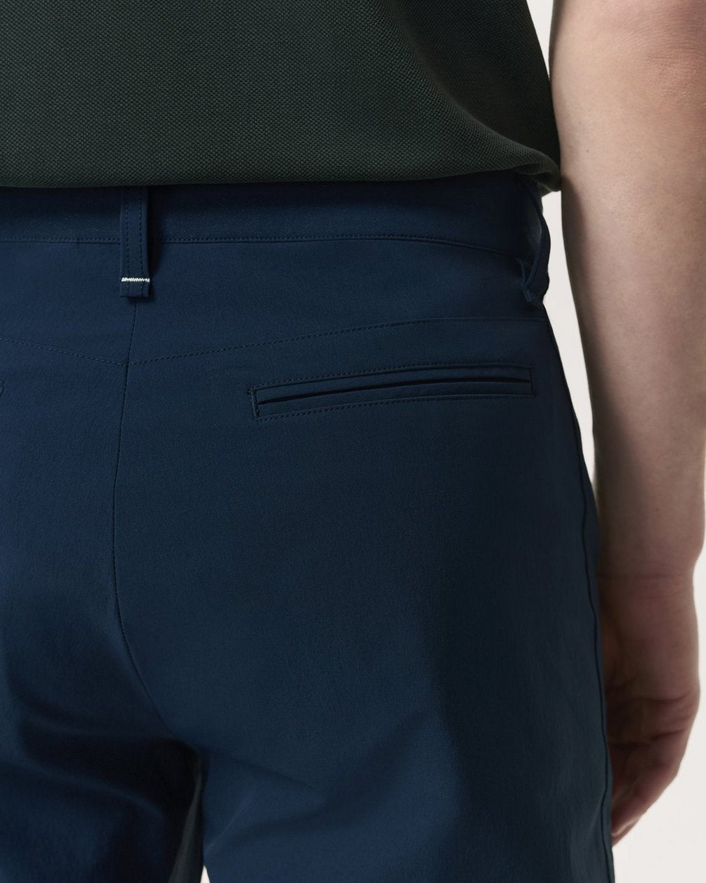 Tapered Nylon-Blend Trousers - Navy
