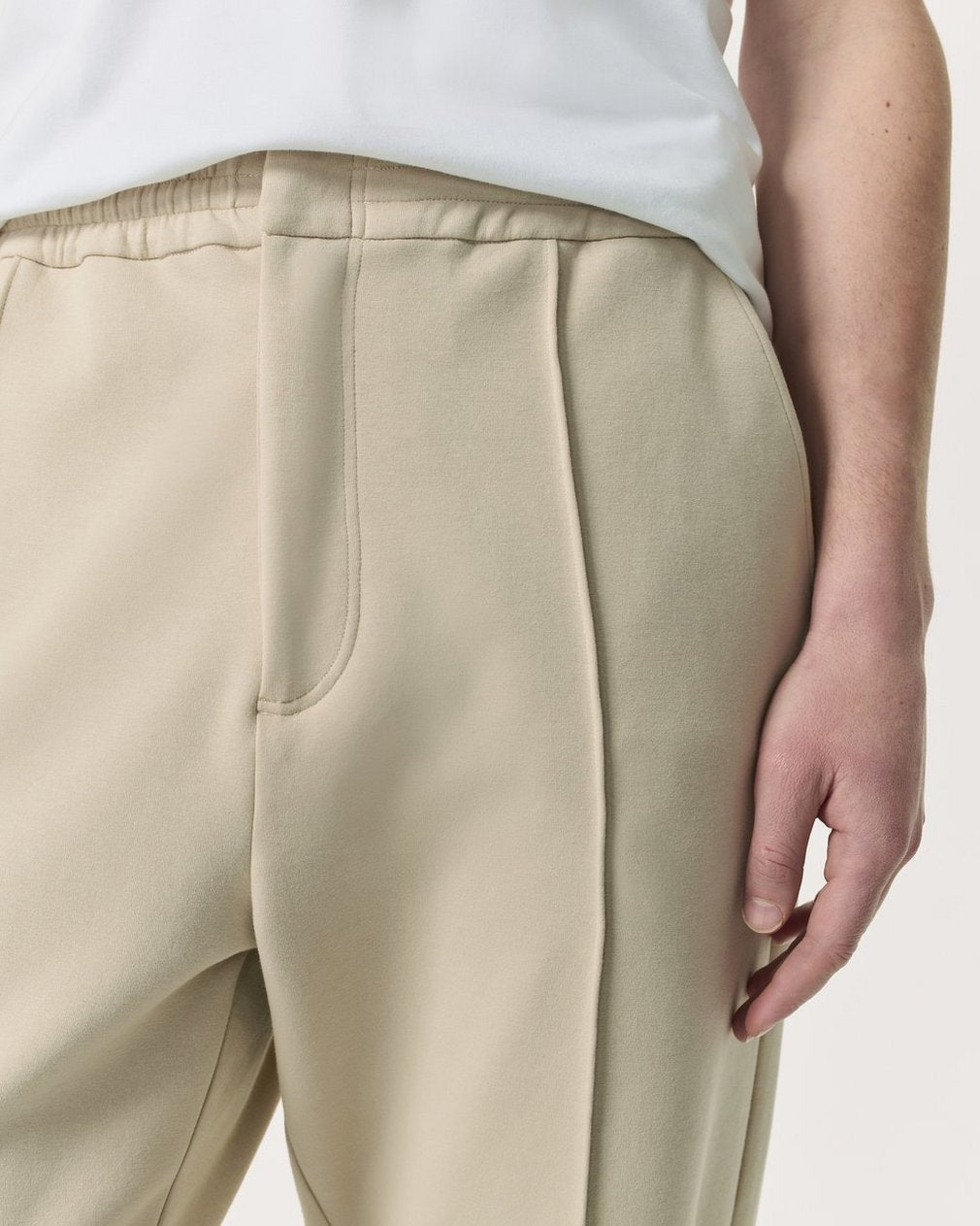 Tech Ponte Sweatpants - Aged Taupe