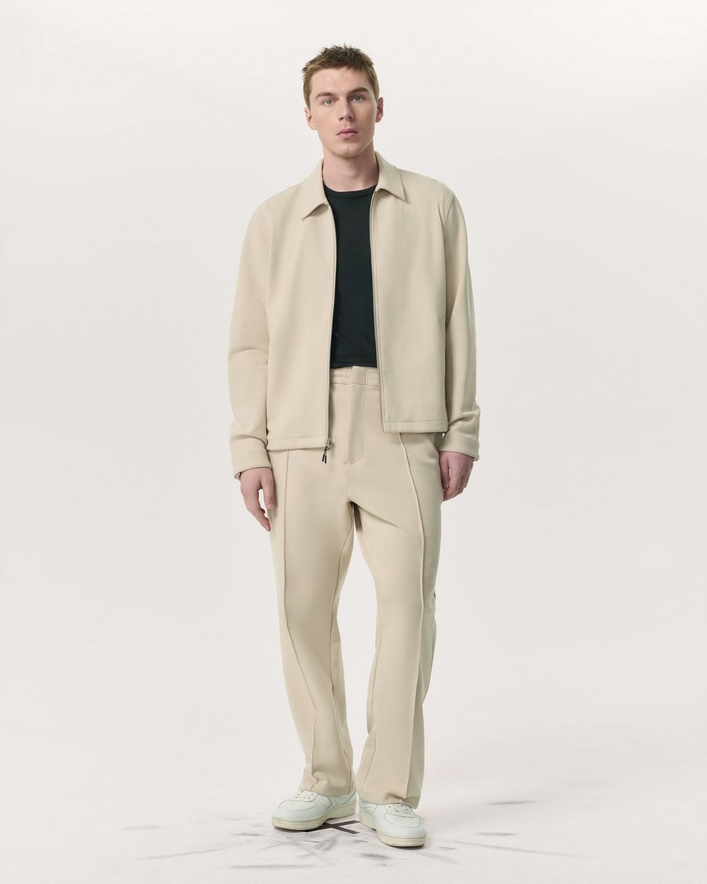 Tech Ponte Sweatpants - Aged Taupe