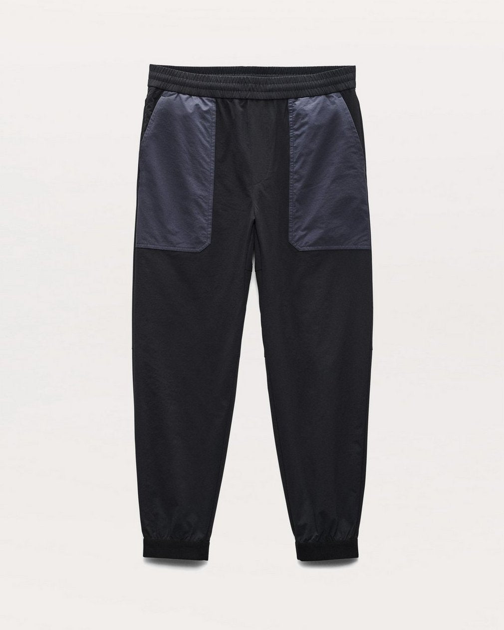 Robert Color-Blocked Jogger Pants - Jet Black