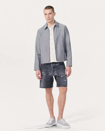 Miramar Fit 4 Shorts - Black Paint Splatter