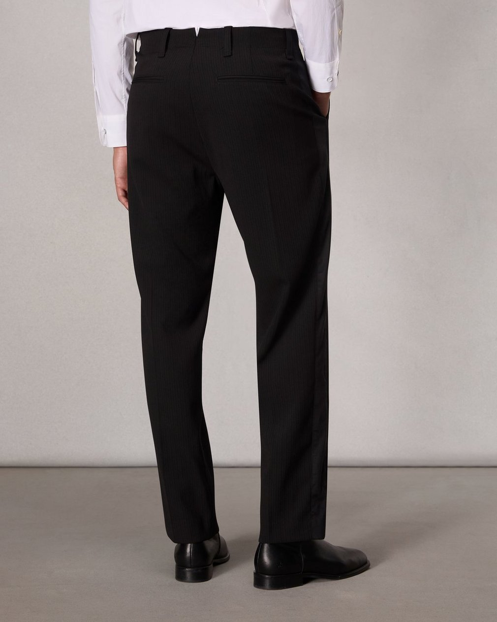 Bradford Tuxedo Pant - Black Pinstripe