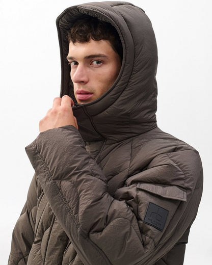 Dane Quilted Down Jacket - Stonewall