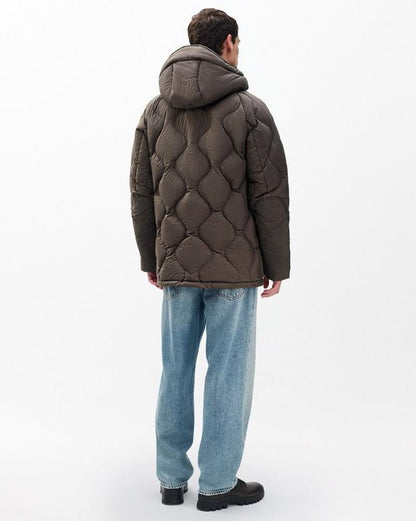 Dane Quilted Down Jacket - Stonewall