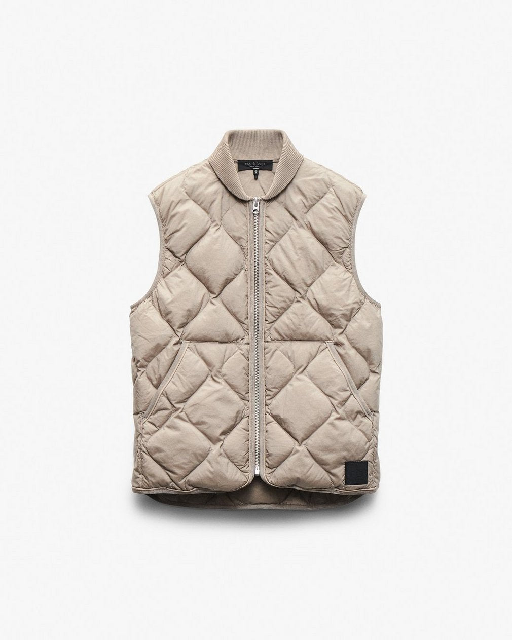Dane Quilted Vest - Wolf Grey