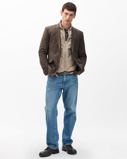 Dane Quilted Vest - Wolf Grey