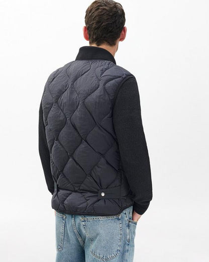 Dane Quilted Vest - Black