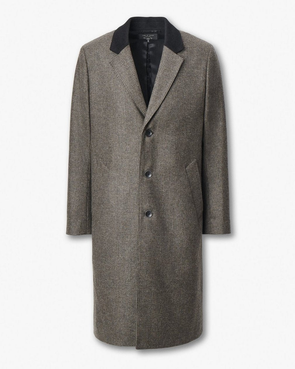 Heritage Plaid Wool Coat - Brown