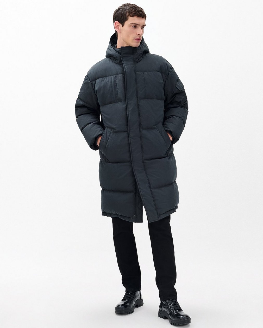 Victor Down Coat - Black