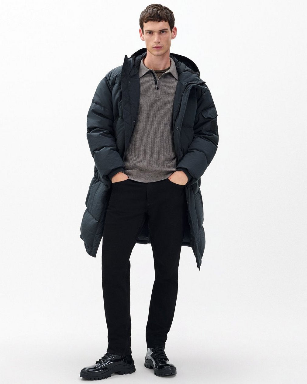 Victor Down Coat - Black