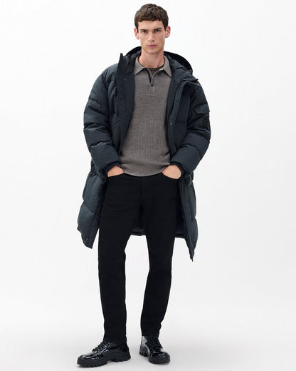 Victor Down Coat - Black