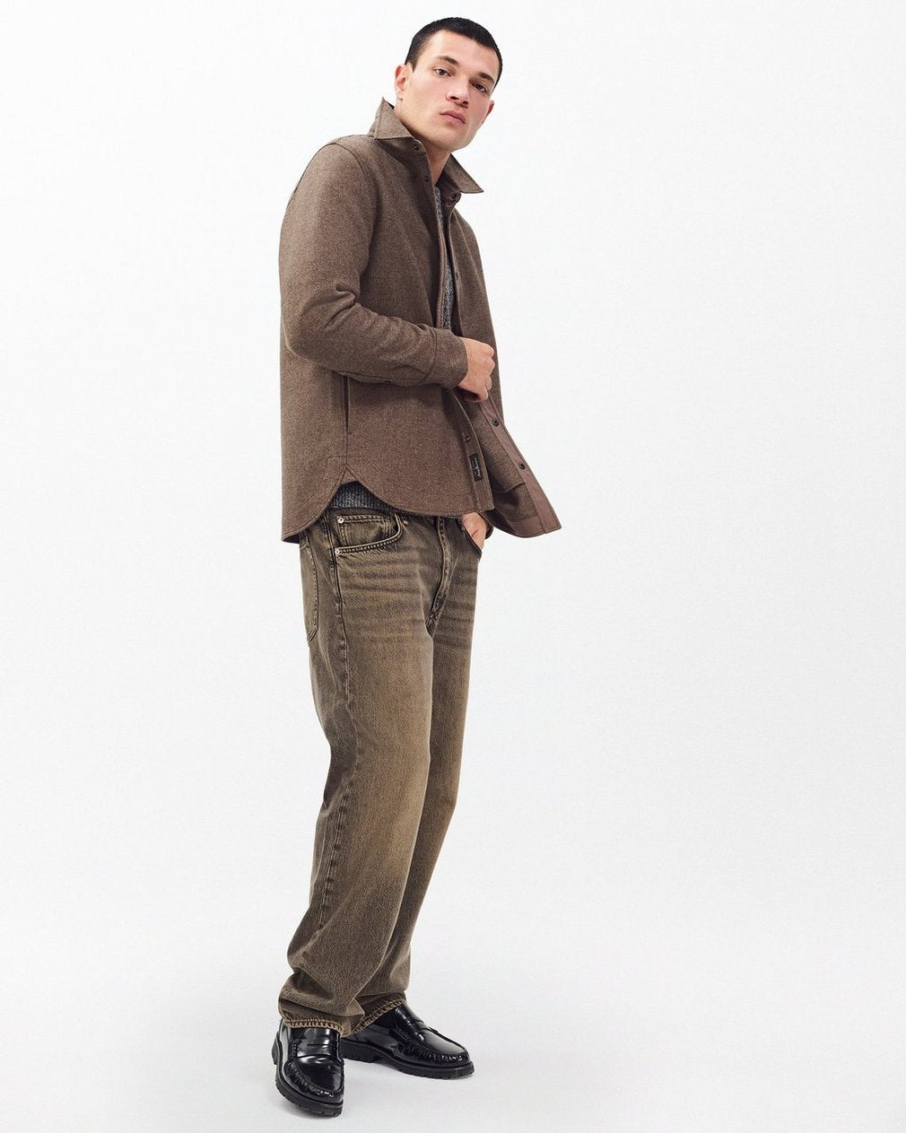 Chelsea Shirt Jacket - Brown