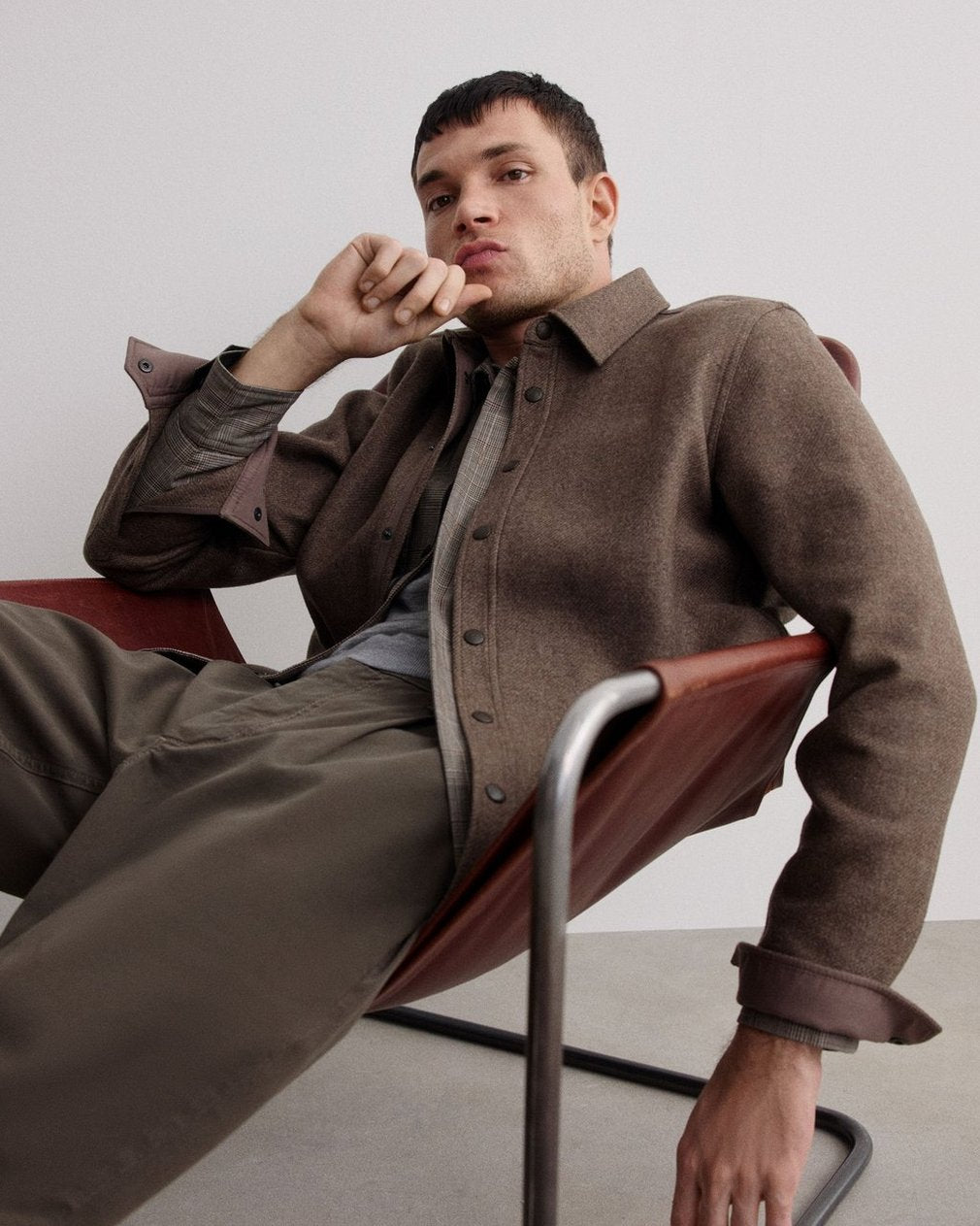Chelsea Shirt Jacket - Brown