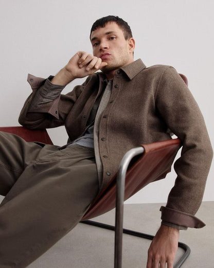 Chelsea Shirt Jacket - Brown