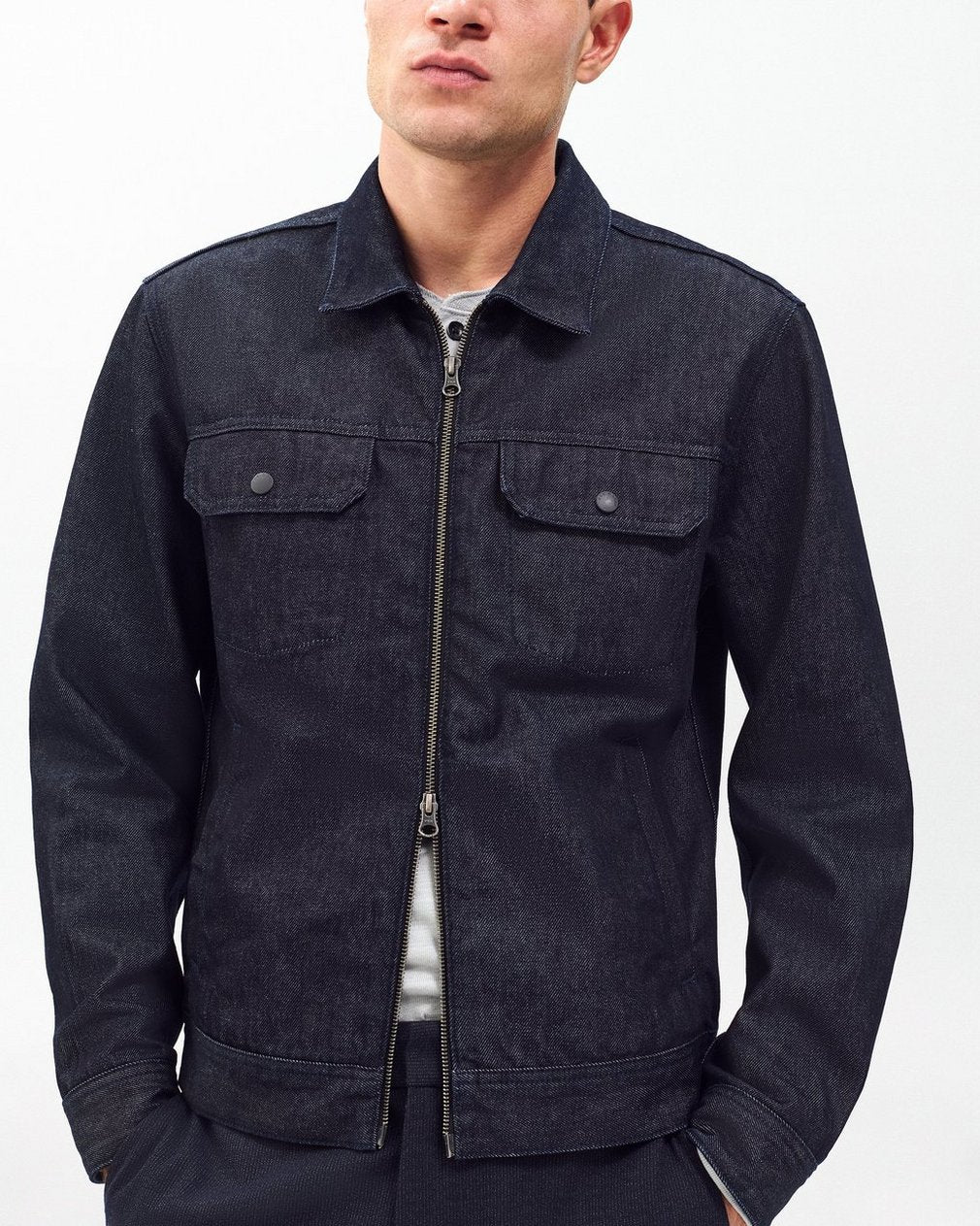 Beau Denim Trucker Jacket - Resin Rinse