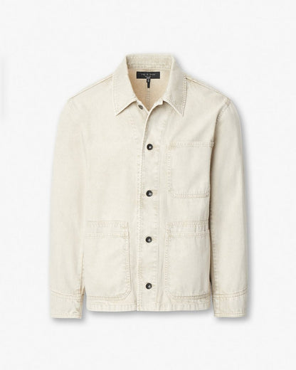 Tribeca Denim Chore Jacket - Stone Beige