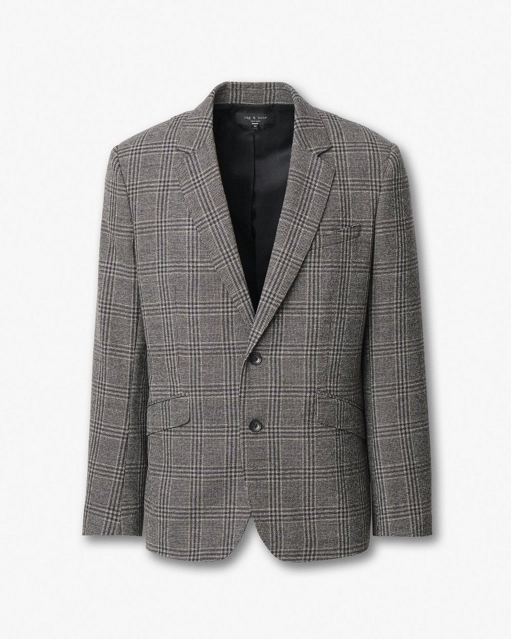 Butler Wool Plaid Blazer - Brown Plaid