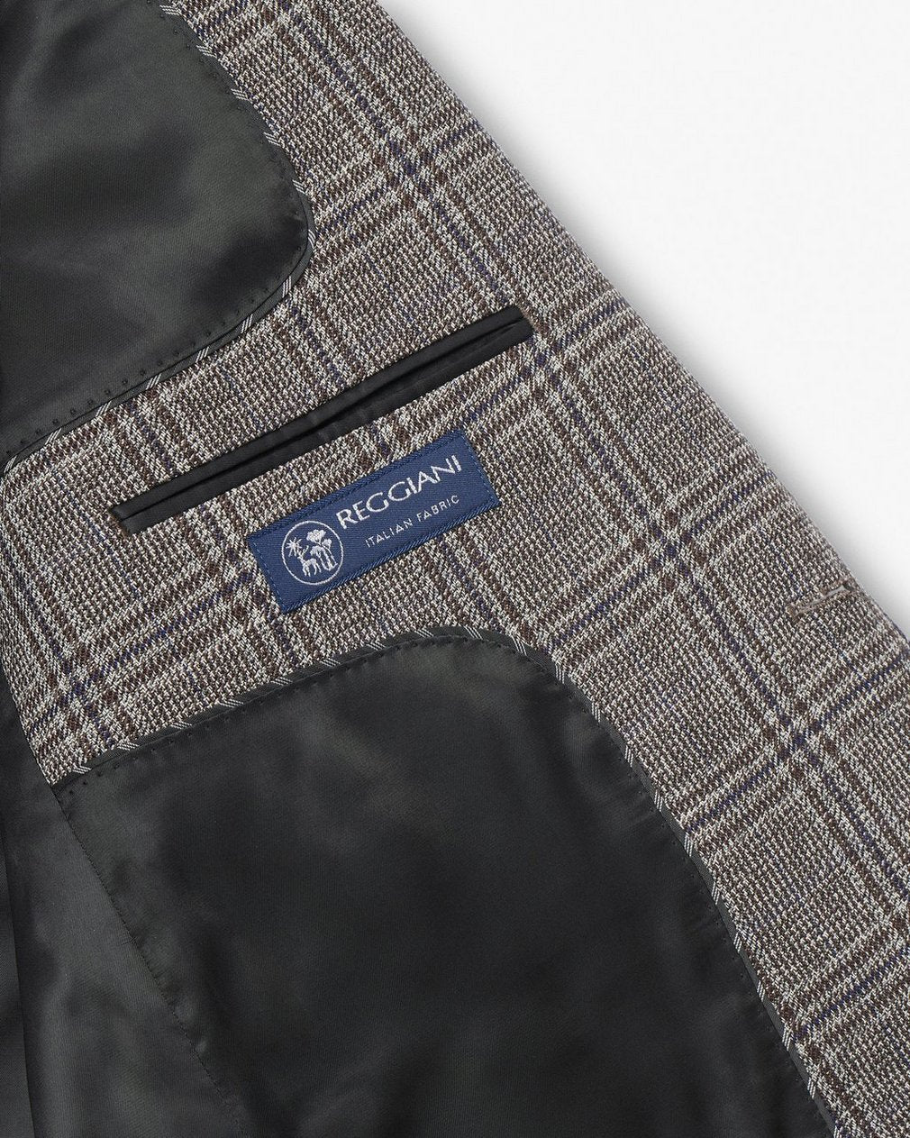 Butler Wool Plaid Blazer - Brown Plaid