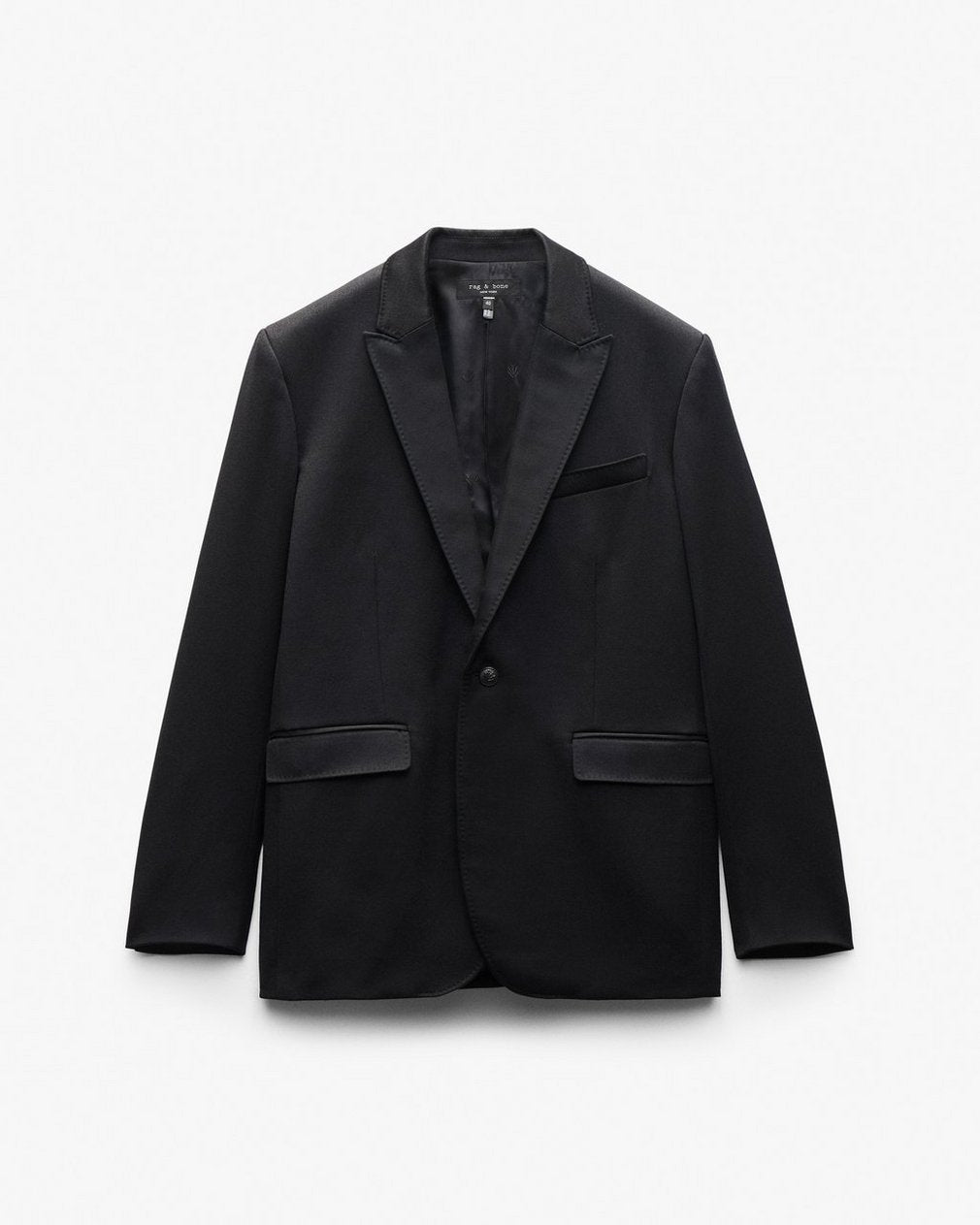Butler British Wool Tuxedo Jacket - Black