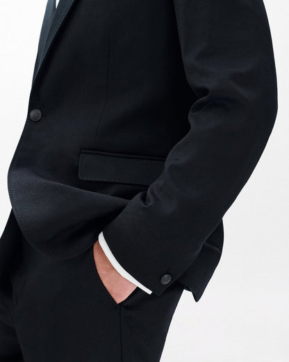 Butler British Wool Tuxedo Jacket - Black