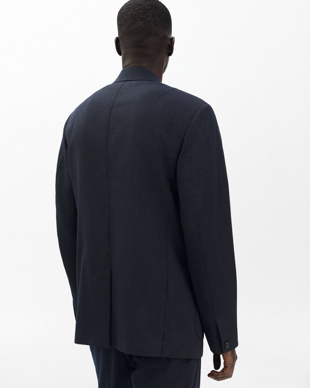 Butler Italian Pinstripe Blazer - Navy