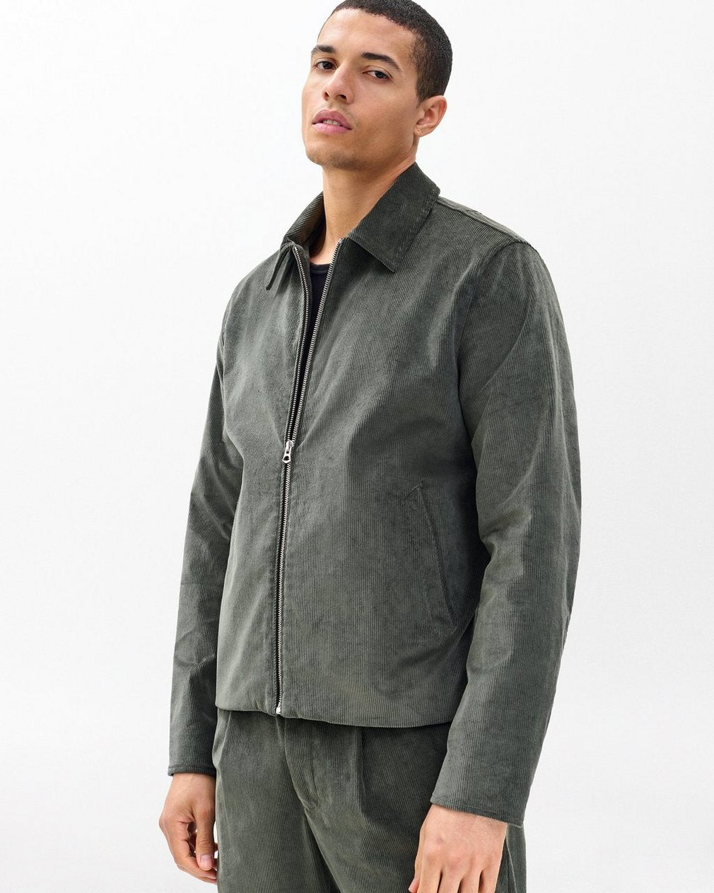 Melrose Corduroy Jacket - Dark Shadow