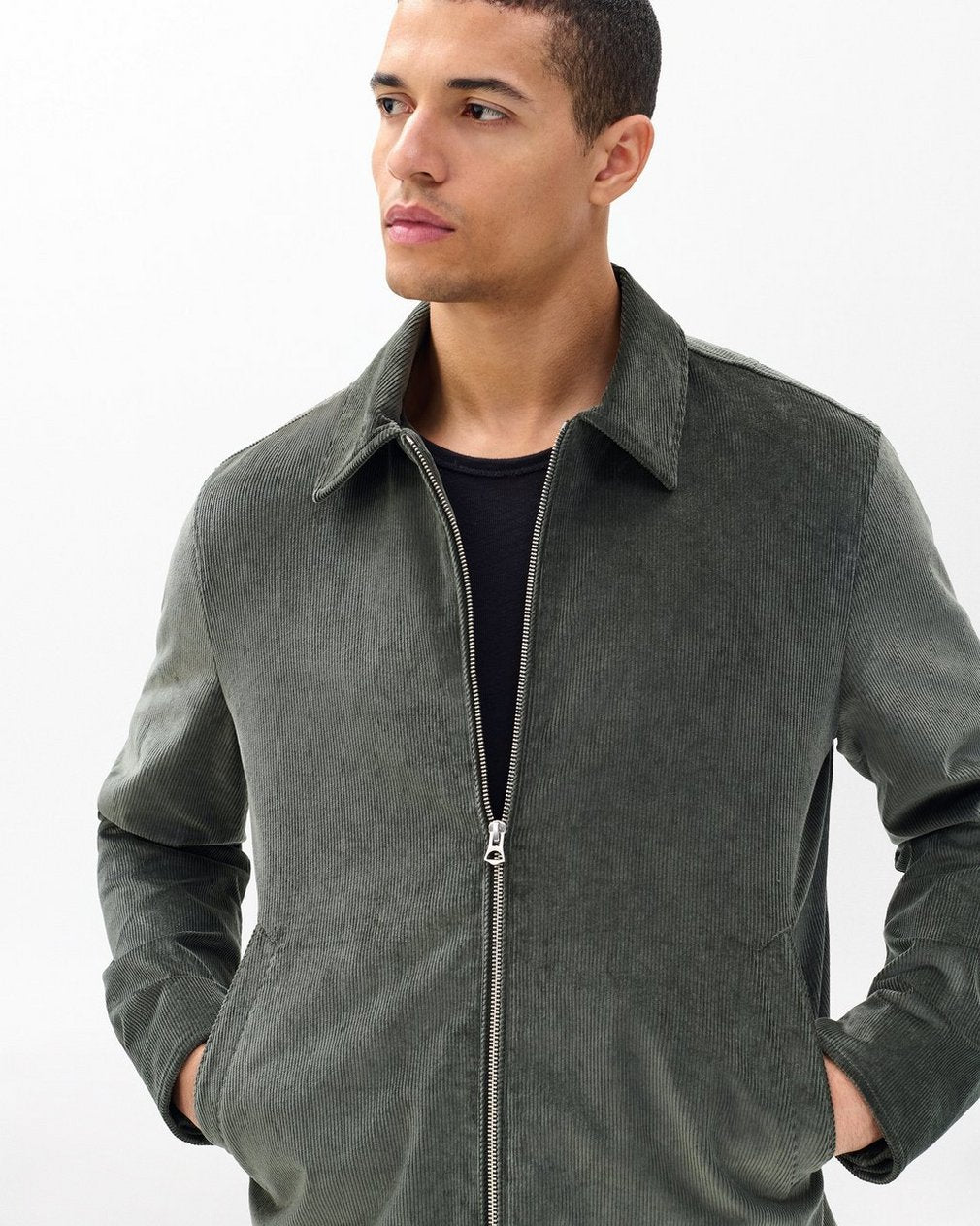 Melrose Corduroy Jacket - Dark Shadow