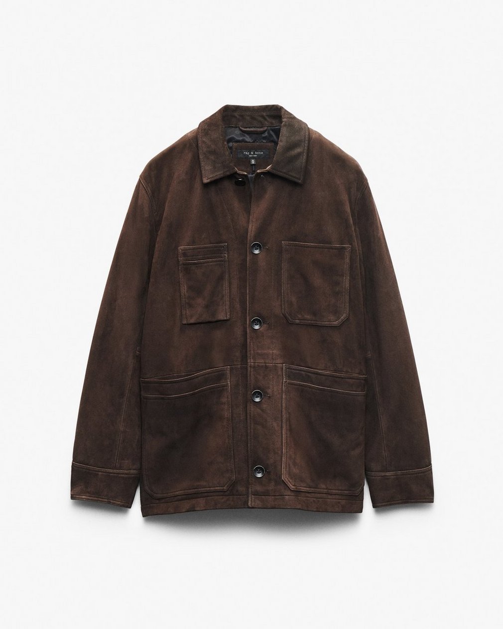 Graham Suede Chore Jacket - Brown
