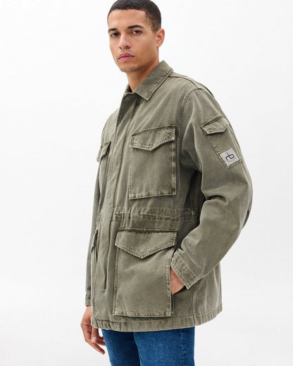 Denim Field Jacket - Dark Shadow