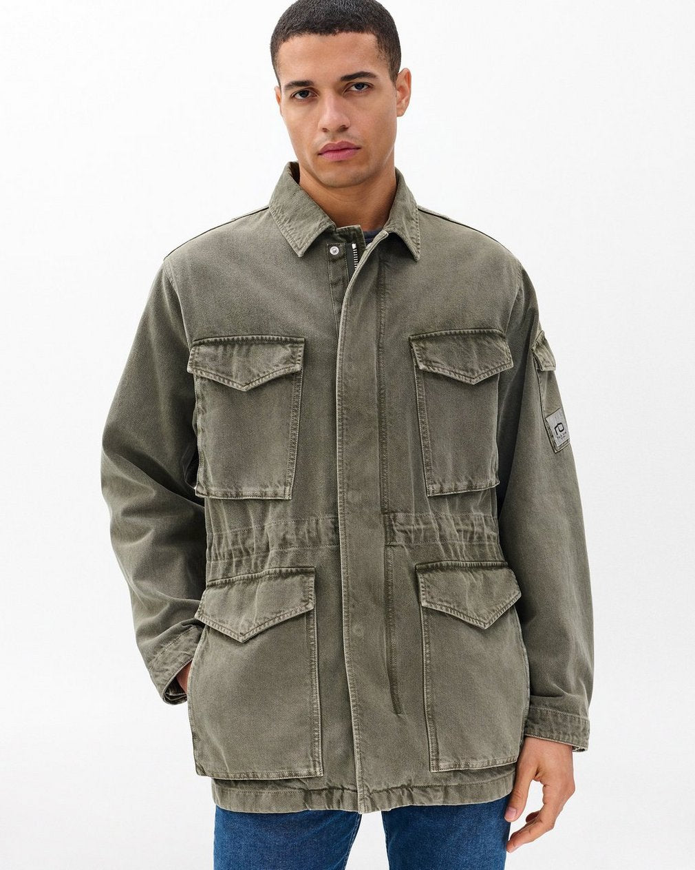 Denim Field Jacket - Dark Shadow