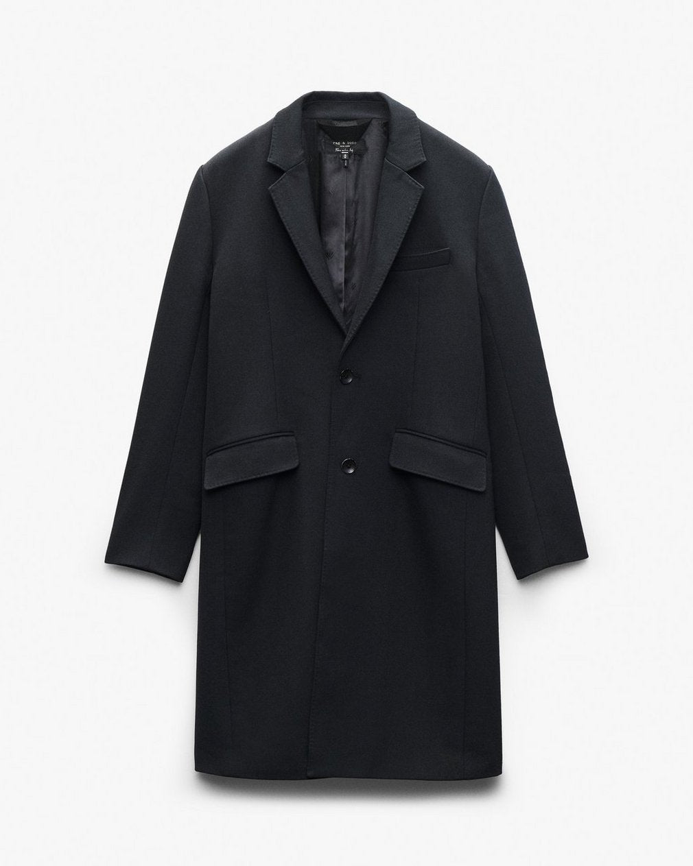 Beckett Italian Twill Coat - Black