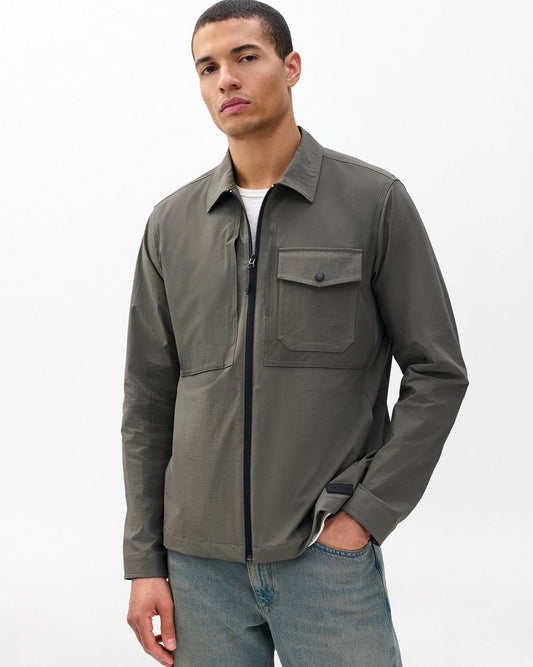 Stretch Ripstop Shirt Jacket - Dark Shadow