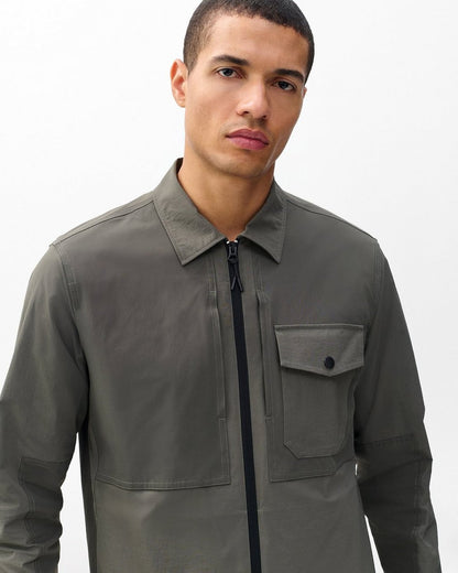 Stretch Ripstop Shirt Jacket - Dark Shadow