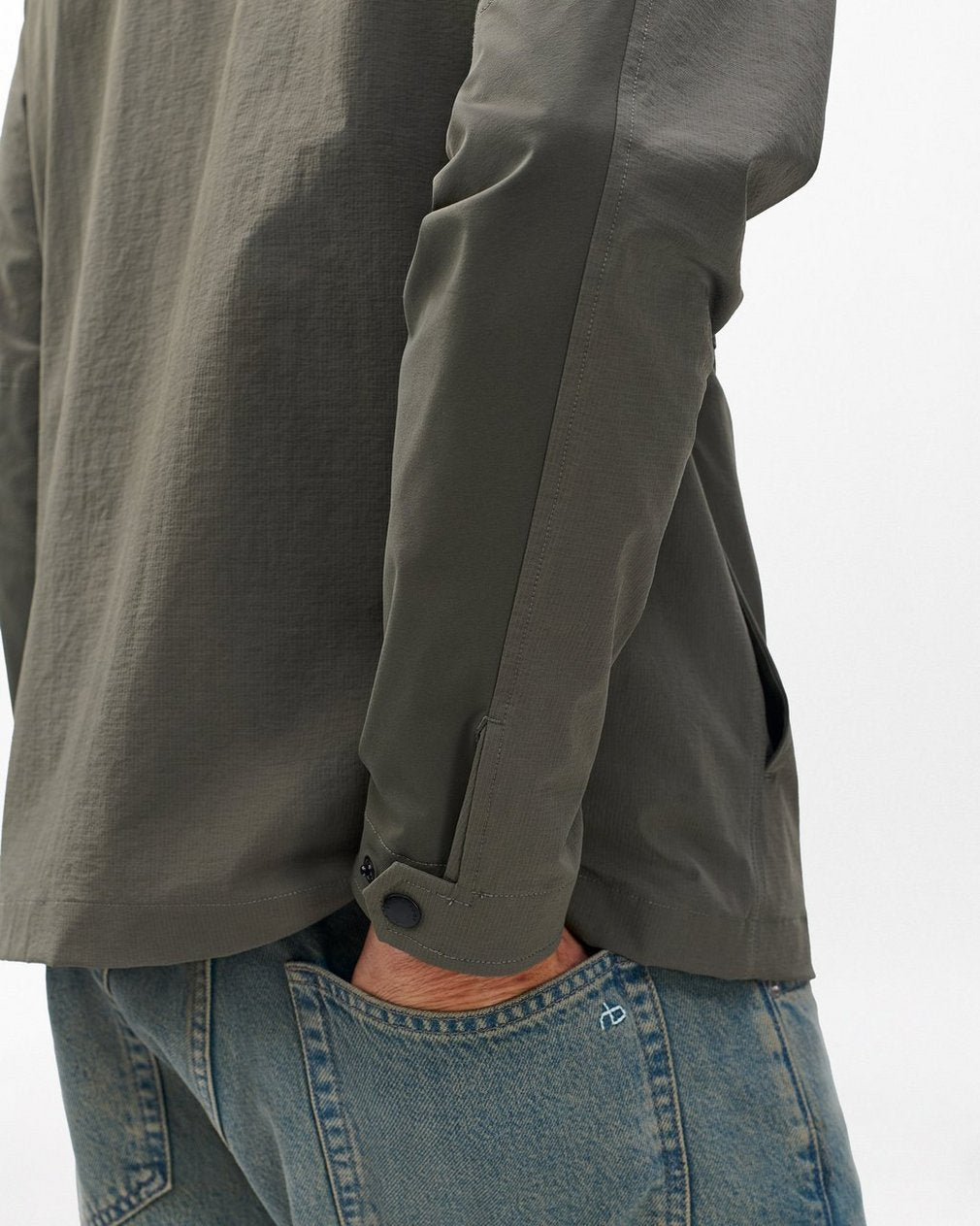 Stretch Ripstop Shirt Jacket - Dark Shadow