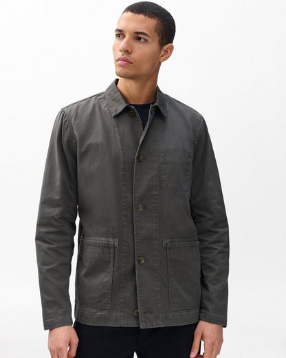 Evan Twill Chore Jacket - Dark Shadow