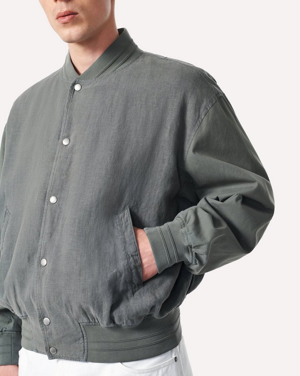 Leo Linen Souvenir Jacket - Pavement