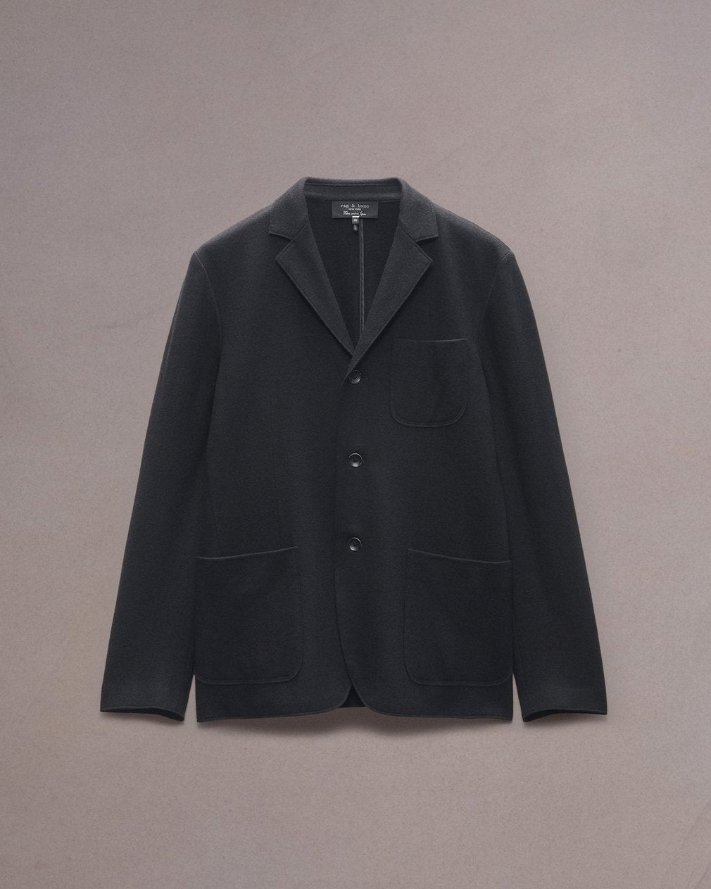 Achilles Wool Cardigan - Black