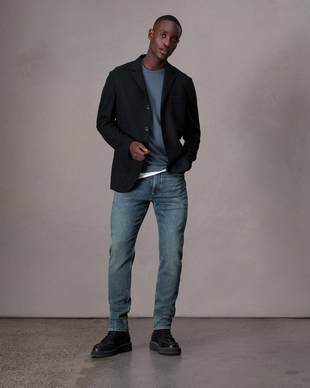 Achilles Wool Cardigan - Black