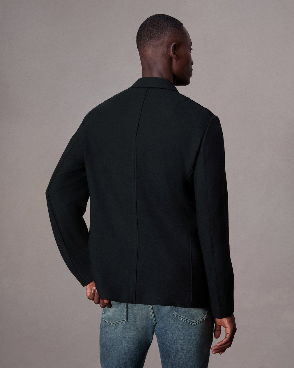 Achilles Wool Cardigan - Black