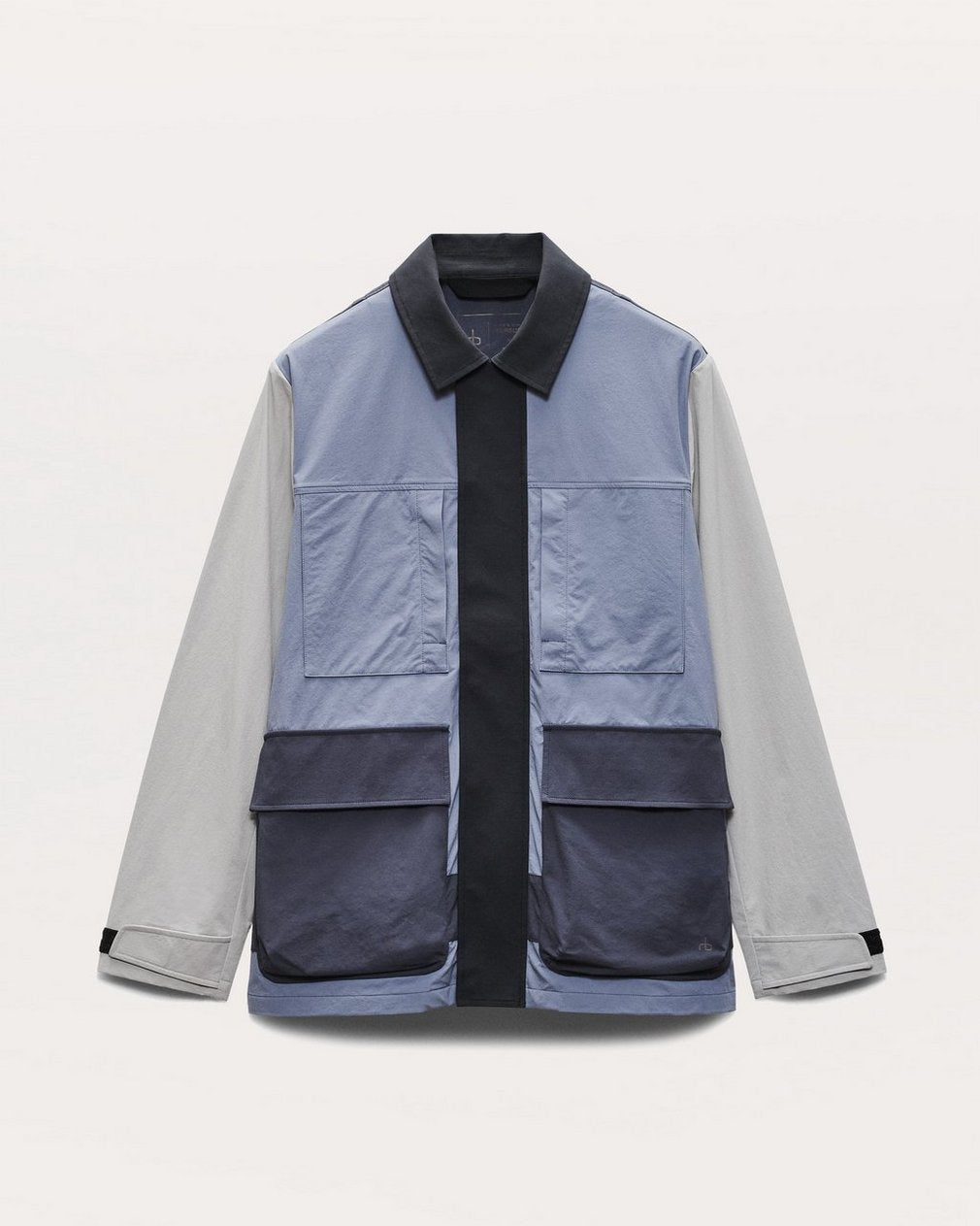 Pace Color-Blocked Chore Jacket - Grey Multi