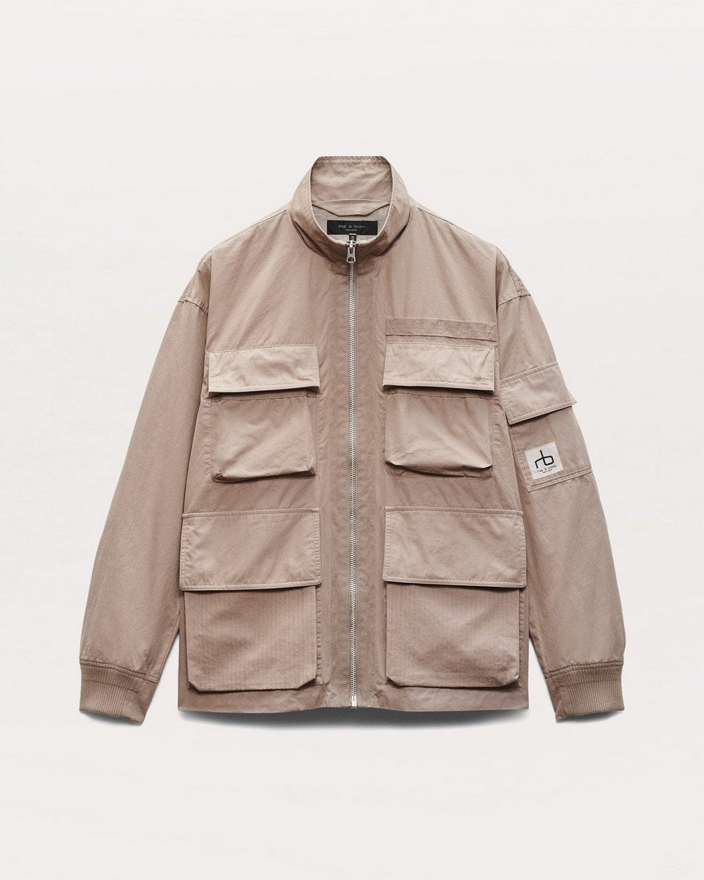 Ashland Cotton Utility Jacket - Elephant Grey