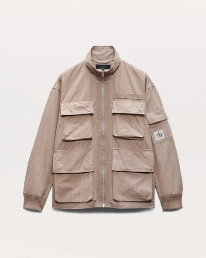 Ashland Cotton Utility Jacket - Elephant Grey