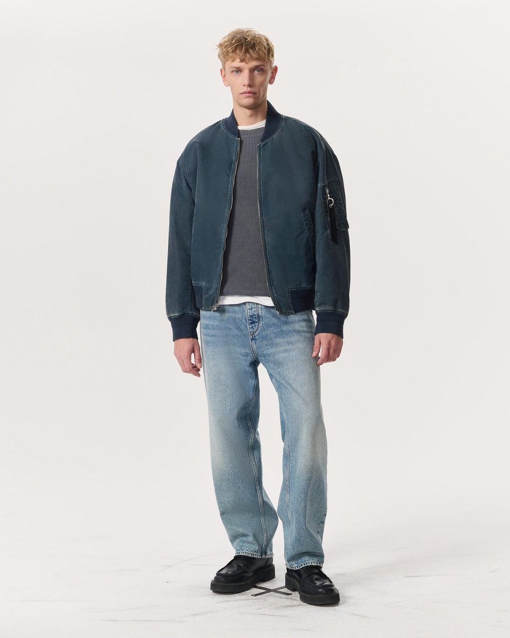 Manston Relaxed Fit Bomber Jacket - Salute